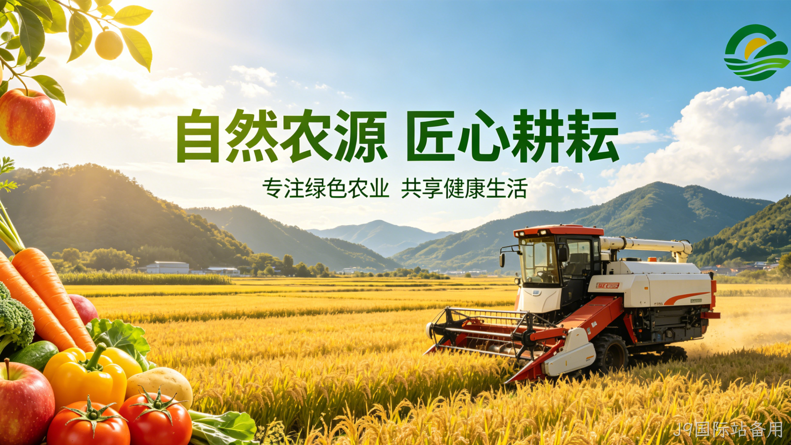 农业企业官网定制案例｜J9国际站备用赋能乡村振兴品牌增长