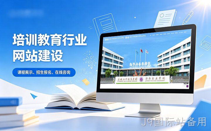 J9国际站备用教育培训行业官网建设_学校培训机构网站设计制作
